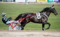 Harness racing in Sweden Royalty Free Stock Photo